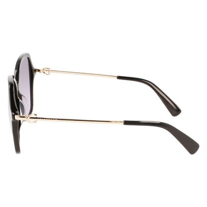 Schwarze Sonnenbrille aus Acetat