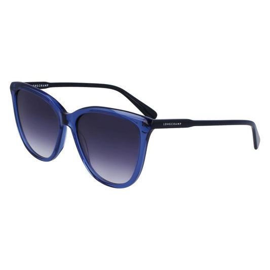 Blaue Sonnenbrille aus Acetat