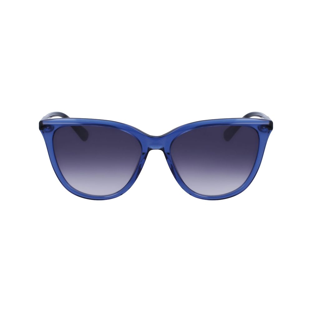 Blaue Sonnenbrille aus Acetat