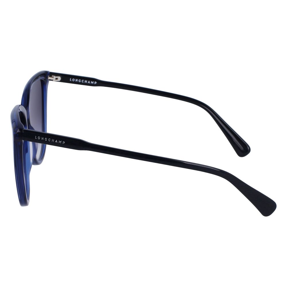 Blaue Sonnenbrille aus Acetat