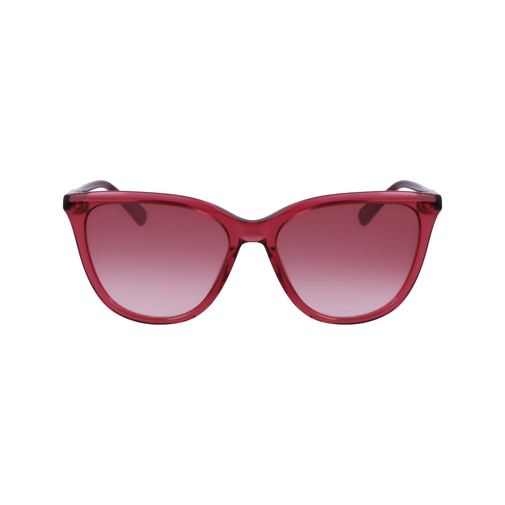 Rote Sonnenbrille aus Acetat