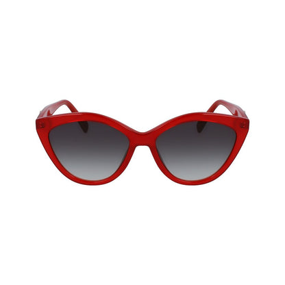 Rote Sonnenbrille aus Acetat