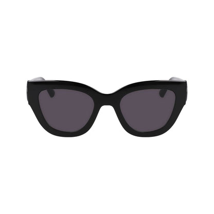 Schwarze Sonnenbrille mit Spritzguss-Optik