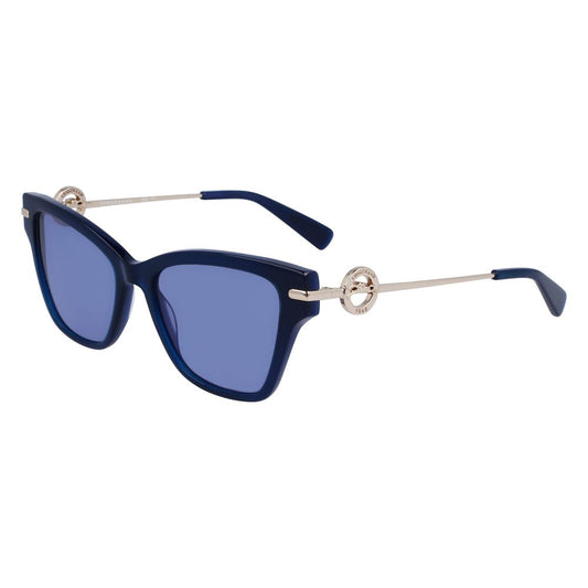 Blaue Sonnenbrille aus Acetat