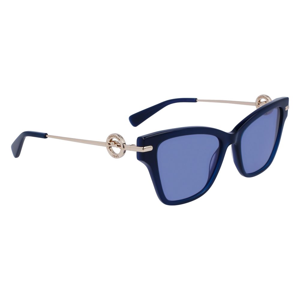 Blaue Sonnenbrille aus Acetat