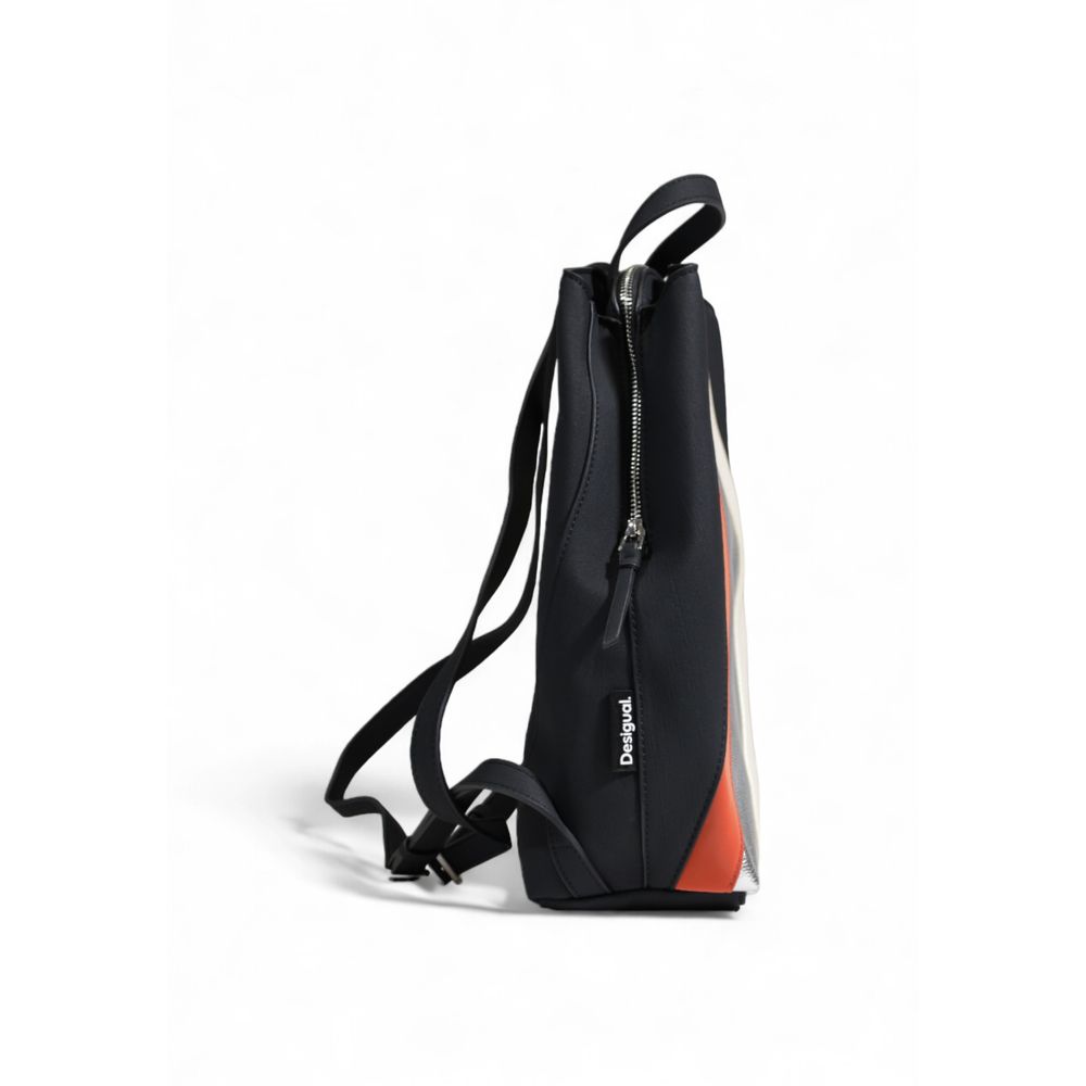 Silberner Rucksack aus Polyethylen