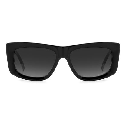 Schwarze Sonnenbrille aus Kunststoff