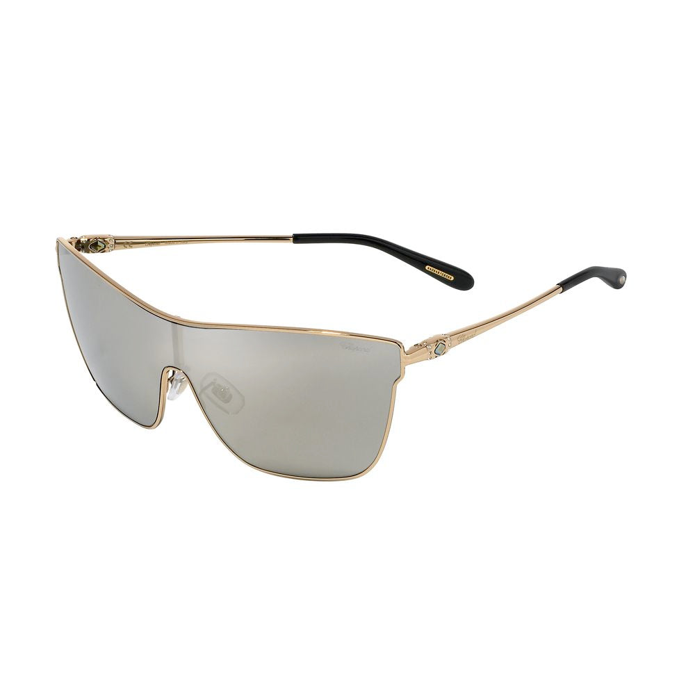 Sonnenbrille aus goldenem Metall