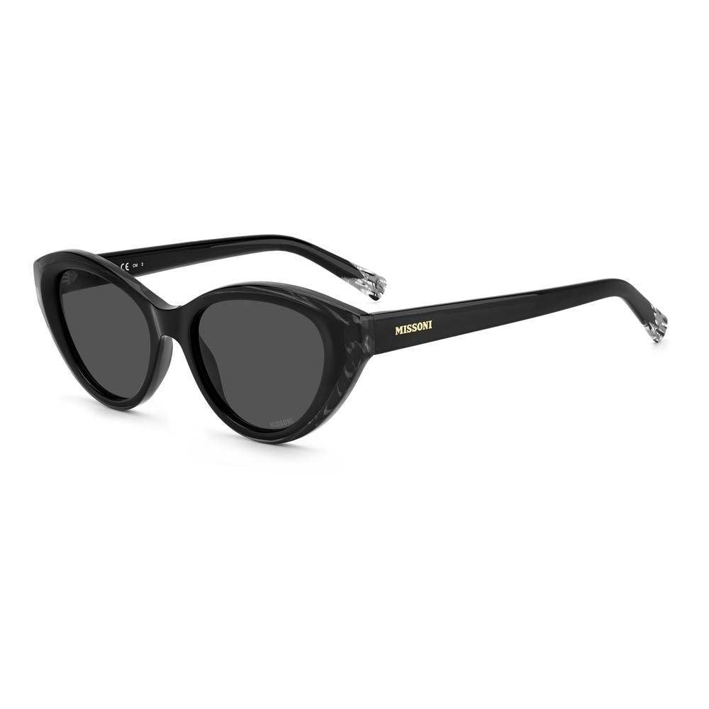 Schwarze Sonnenbrille aus Acetat