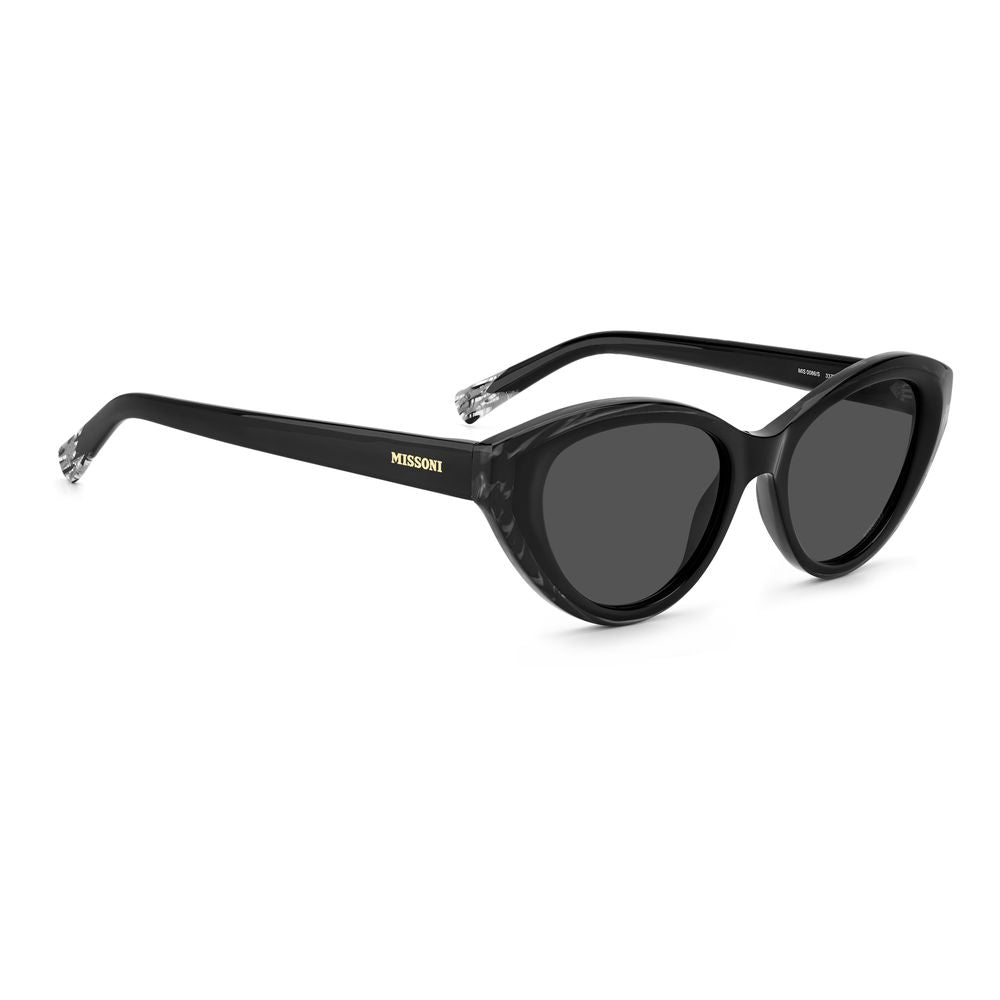 Schwarze Sonnenbrille aus Acetat