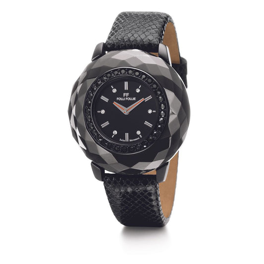 Black Leather Watch