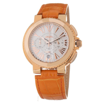 Orange Leather Watch