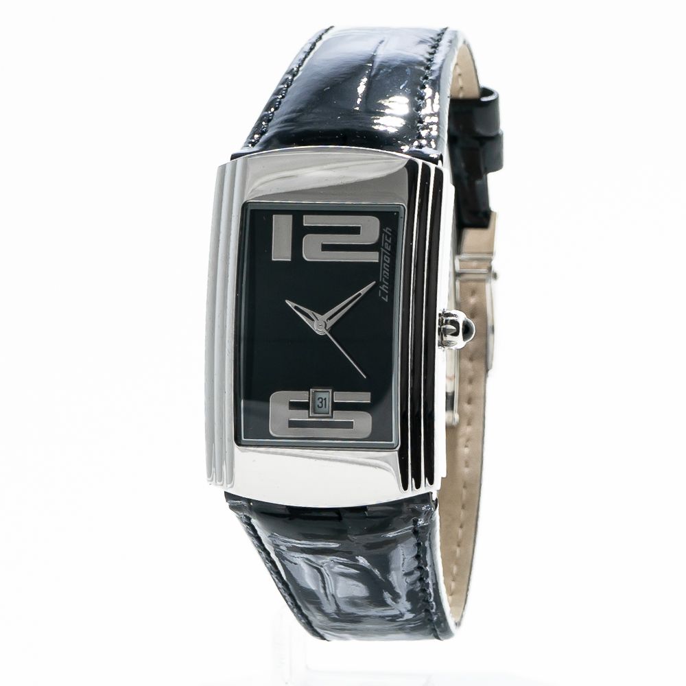 Black Leather Watch