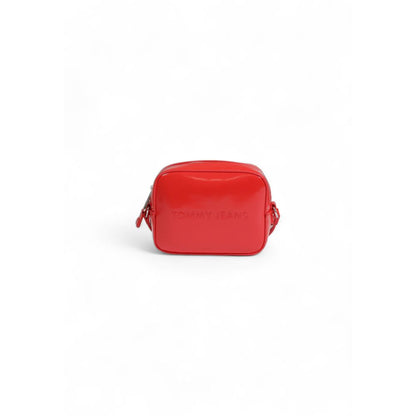 Rote Handtasche aus Polyethylen