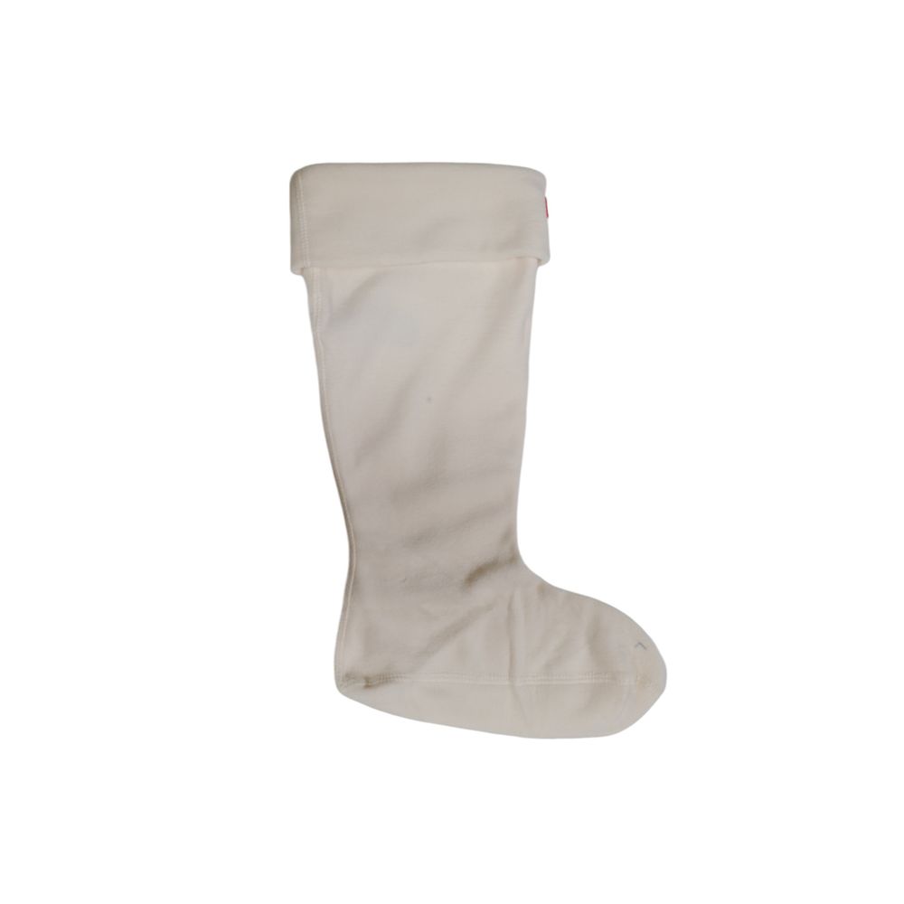 Cremefarbene Socken aus recyceltem Polyester