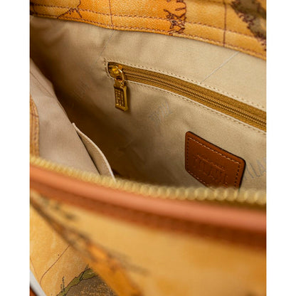 Beige Leather Handbag