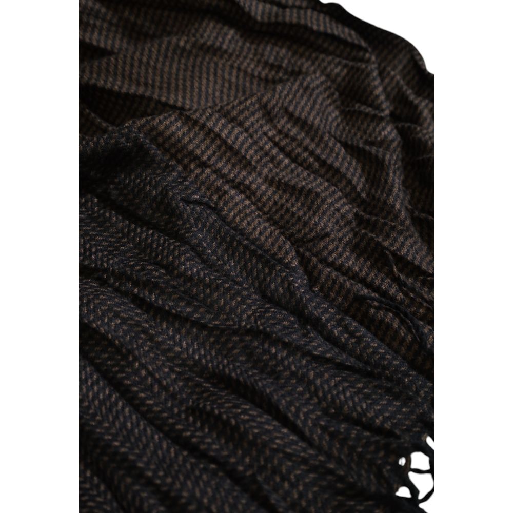 Brown Polyester Scarf