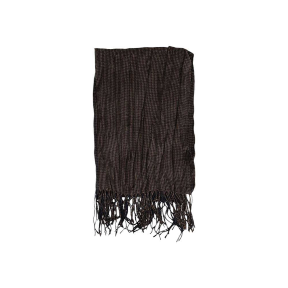 Brown Polyester Scarf