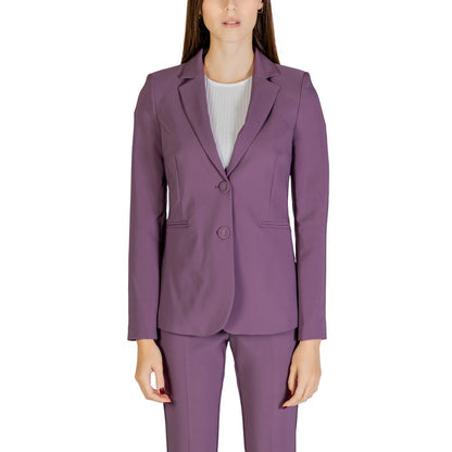 Lila Polyester Anzüge &amp; Blazer