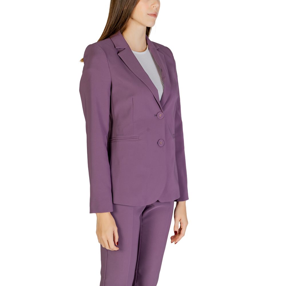 Lila Polyester Anzüge &amp; Blazer