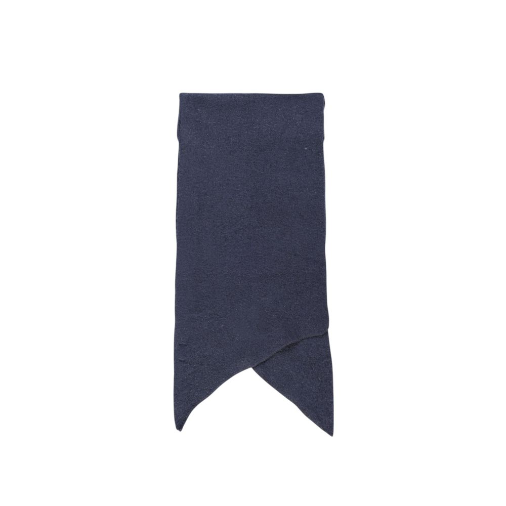 Blue Recycled Polyester Scarf