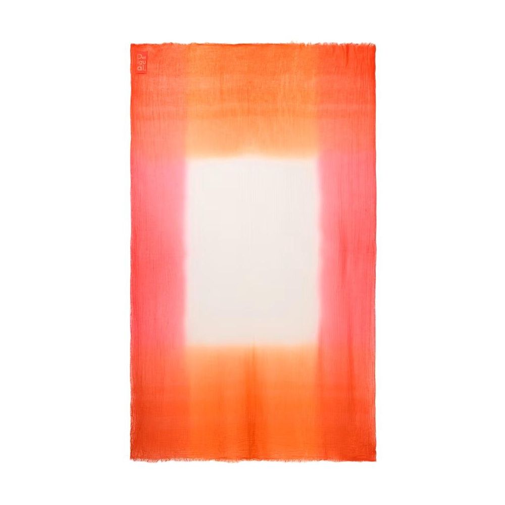 Orange Polyester Scarf