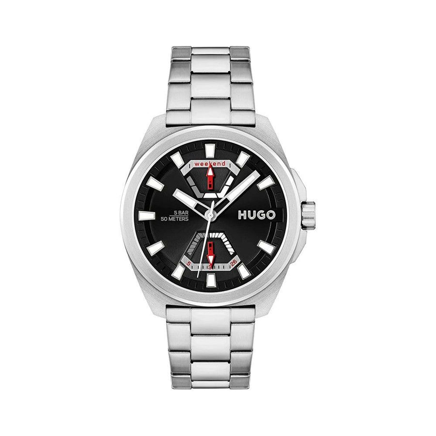 Gray Stainless Steel Watch