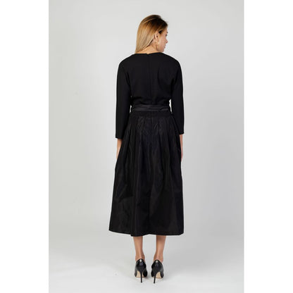 Black Polyester Dress