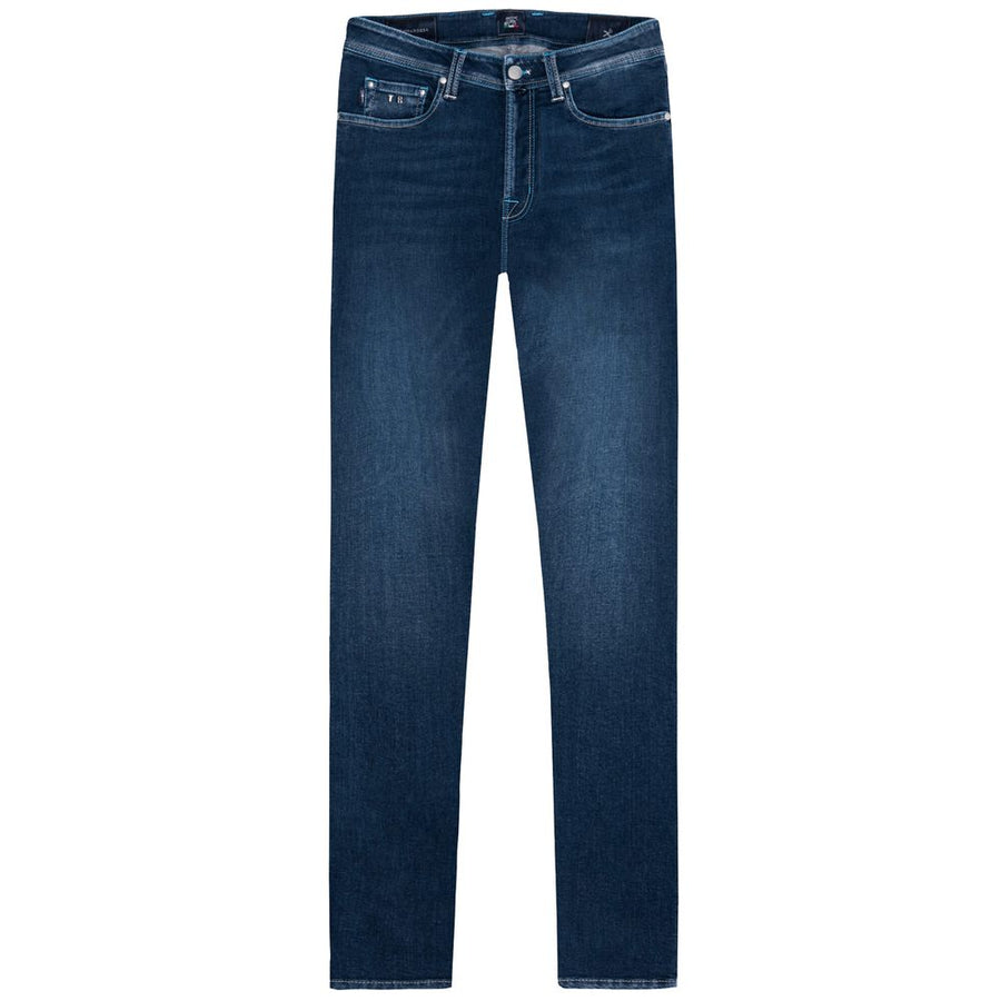 Blue Cotton Men's Jeans