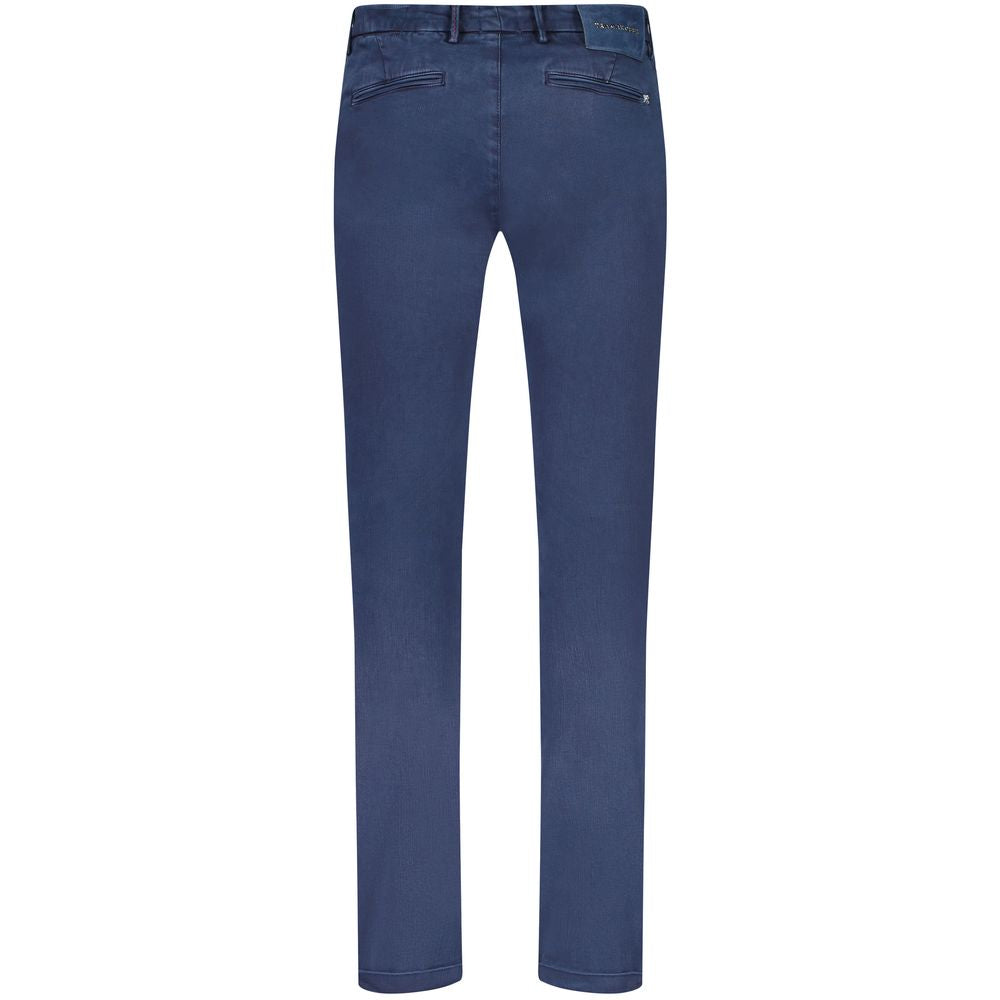 Blue Cotton Jeans & Pant