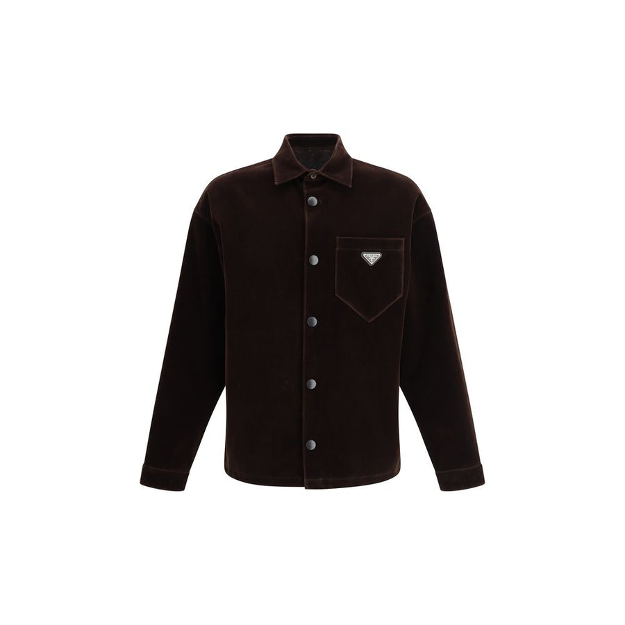 Velvet Shirt Jacket