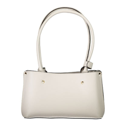 Gray Polyethylene Handbag