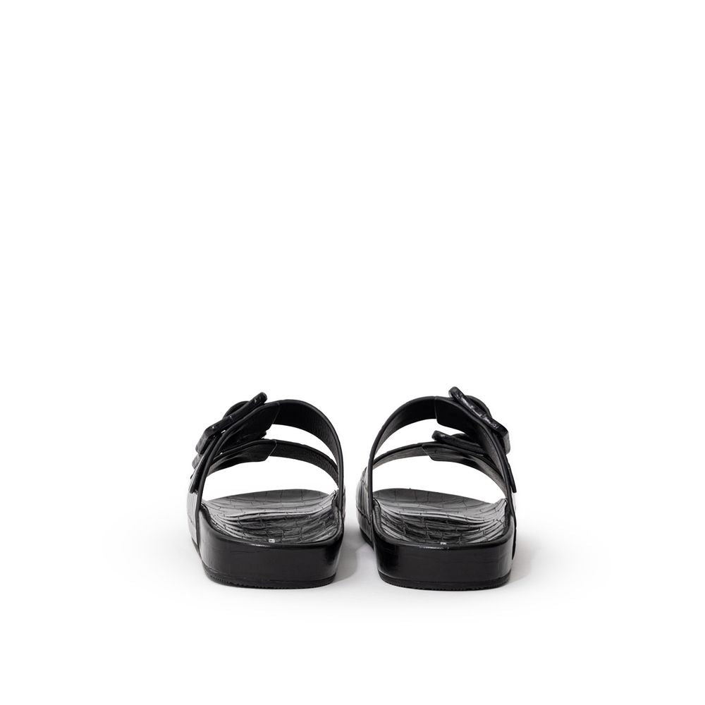 Black Leather Sandal