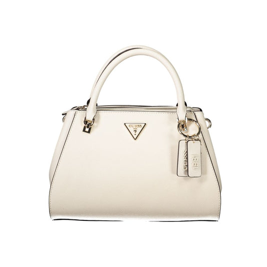 Beige Polyethylene Handbag