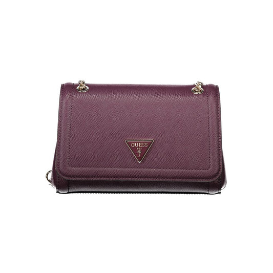 Purple Polyethylene Handbag