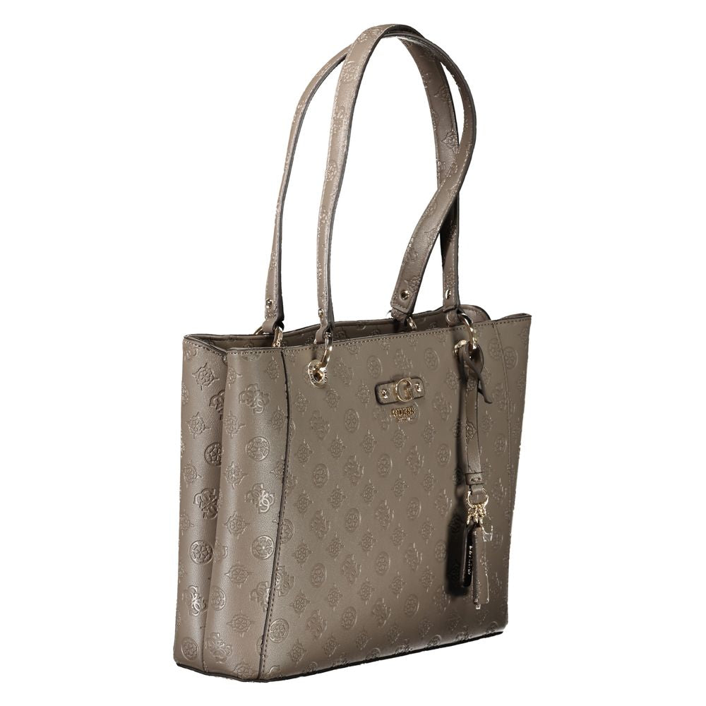 Brown Polyethylene Handbag