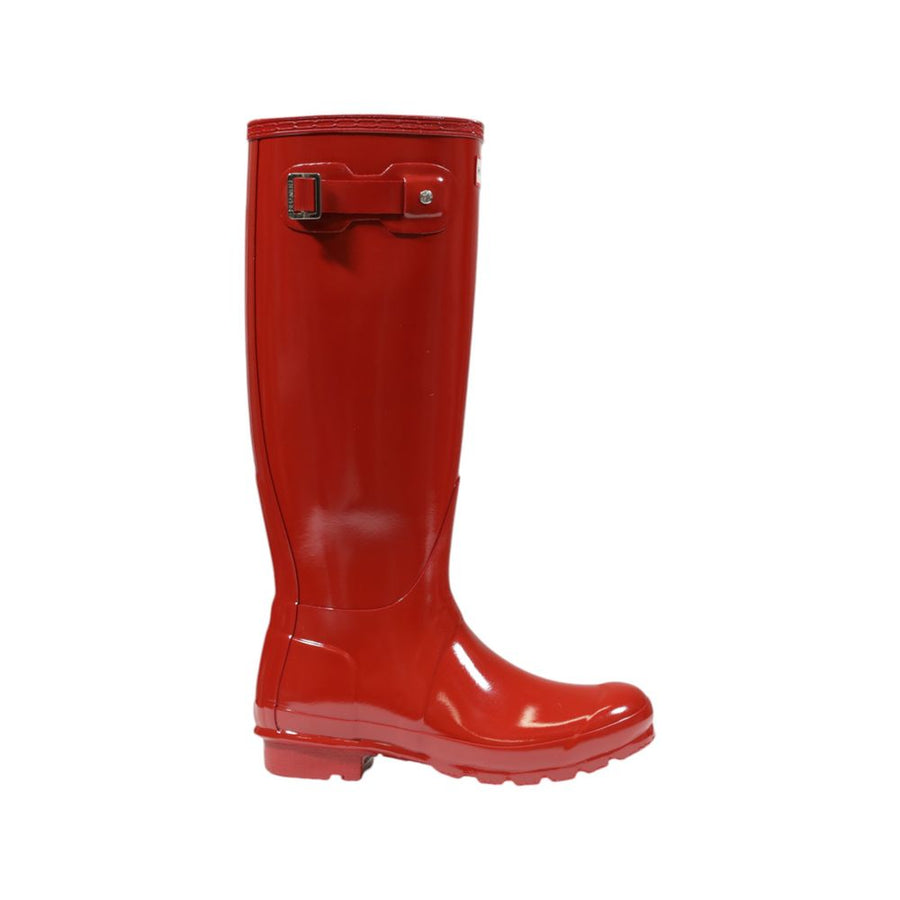 Red Recycled Polyester Boot